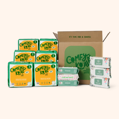 Eco Nappies & Baby Wipes Subscription - Monthly