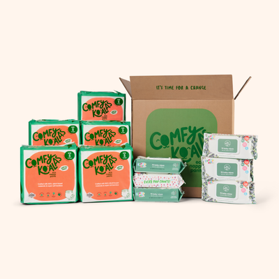 Eco Nappies & Baby Wipes Subscription - Monthly