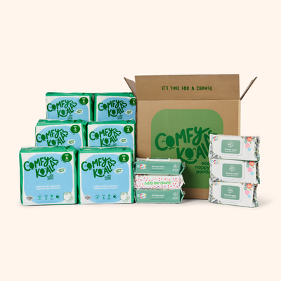 Eco Nappies & Baby Wipes Subscription - Monthly