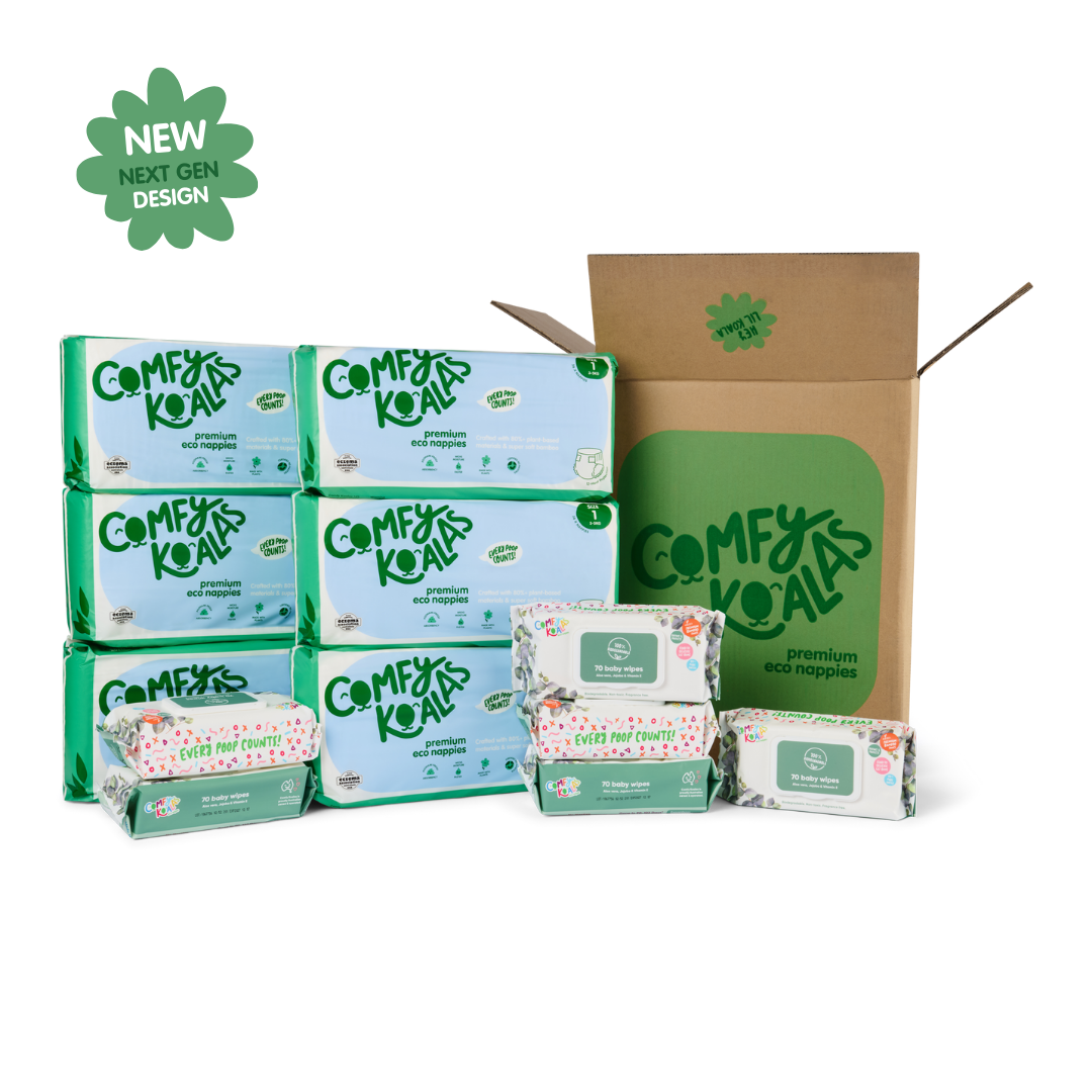 Eco Nappies & Baby Wipes Subscription - Monthly