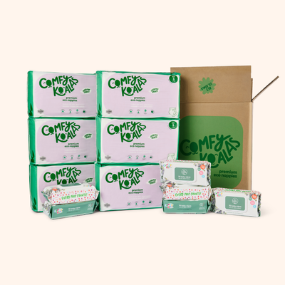 Eco Nappies & Baby Wipes Subscription - Monthly