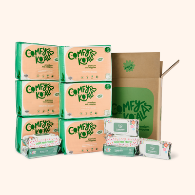 Eco Nappies & Baby Wipes Subscription - Monthly