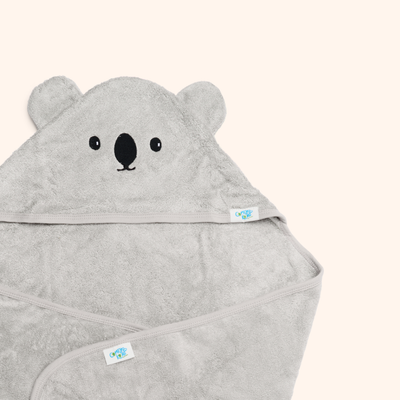 Lil Koala Eco Hooded Towel & Washcloth Set