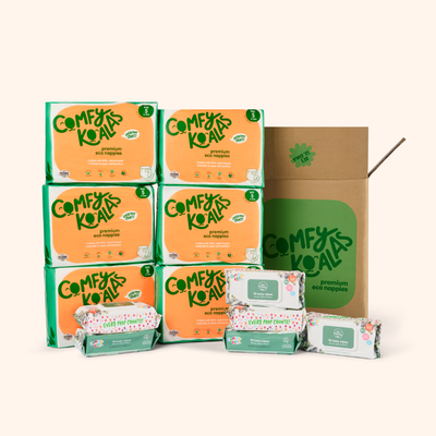 Eco Nappies & Baby Wipes Subscription - Monthly